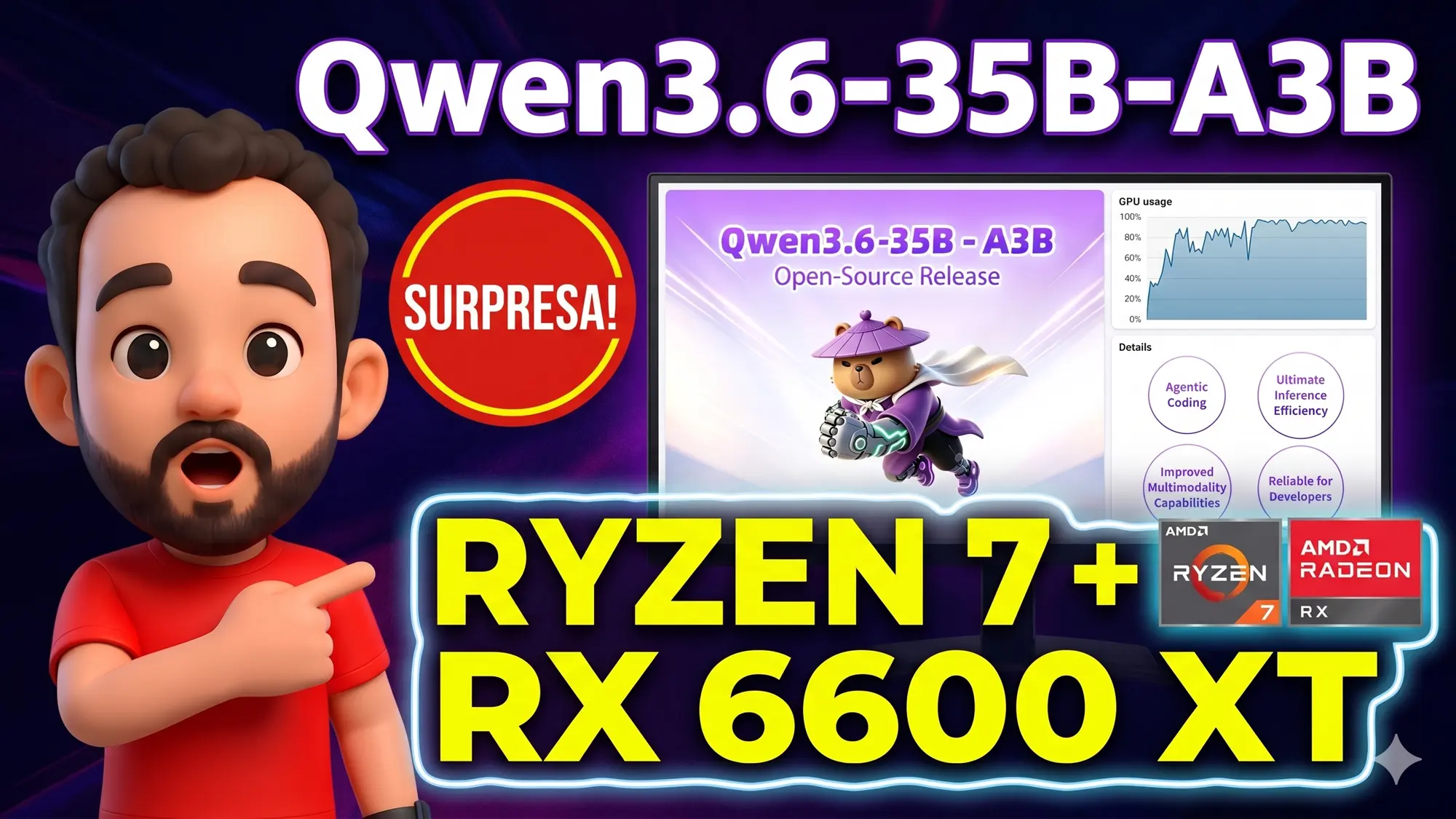 Qwen3.6-35B-A3B no Linux: Testamos a performance do modelo 35B na AMD ...