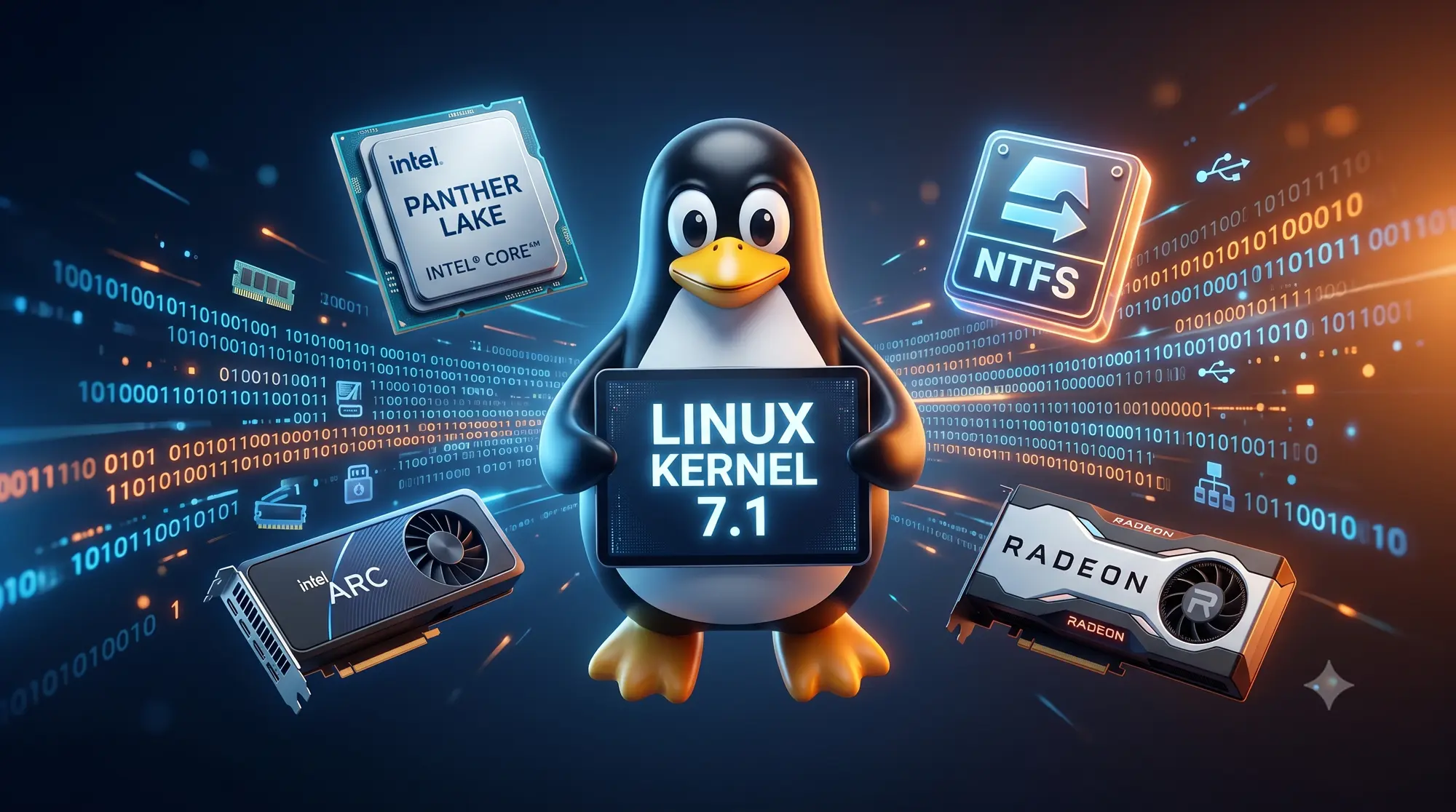 Kernel Linux 7.1 lançado: Novo driver NTFS, Intel FRED para Panther ...